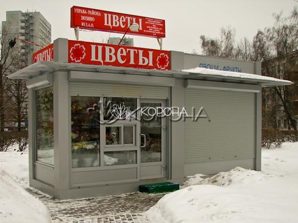 Торговый киоск для Москвы С-6 «Цветы» 12м²